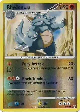 Supreme Victors Rhydon #80/147 reverse holo